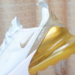 Nike Airmax 270 White Glitter Gold