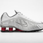 Nike Shox R4 Silver Comet Red