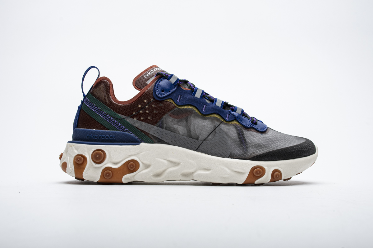 nike react element black and blue
